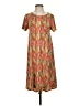 Lularoe Print Orange Casual Dress Size XS - photo 1