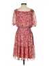 Just... Taylor 100% Polyester Paisley Red Casual Dress Size 2 - photo 2