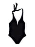 Unbranded Solid Black One Piece Swimsuit Size XL (estimated) - photo 2