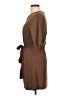 Assorted Brands Solid Brown Casual Dress Size L - photo 5