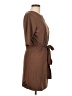 Assorted Brands Solid Brown Casual Dress Size L - photo 4
