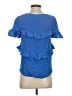 HD in Paris 100% Silk Blue Blouse Size S - photo 2