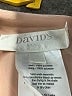David's Bridal 100% Polyester Solid Tan Cocktail Dress Size 26 waist - photo 4