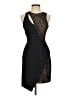 BCBGMAXAZRIA 100% Polyester Graphic Black Cocktail Dress Size 0 - photo 1