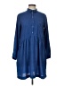 Acote 100% Polyester Blue Casual Dress Size Lg (2) - photo 1