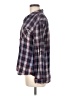 Life in Progress 100% Cotton Plaid Blue Long Sleeve Button-Down Shirt Size M - photo 5