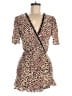 Lily Rose 100% Rayon Hearts Pink Orange Romper Size M - photo 1