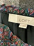 Ann Taylor LOFT Tweed Brown Long Sleeve Blouse Size L - photo 7