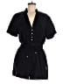 Zara Solid Black Romper Size M - photo 1