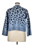 Nine West Animal Print Blue Pullover Sweater Size XL (petite) - photo 2