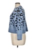 Nine West Animal Print Blue Pullover Sweater Size XL (petite) - photo 5