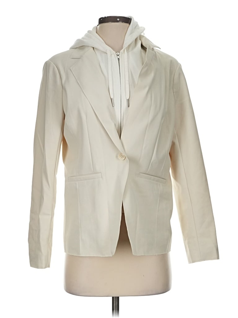 Pre-owned Ecru Blazer Jacket In Ivory