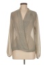 Max Studio 100% Polyester Gray Long Sleeve Blouse Size M - photo 1