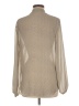 Max Studio 100% Polyester Gray Long Sleeve Blouse Size M - photo 2