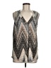 Lascana 100% Viscose Silver Sleeveless Blouse Size 8 - 10 - photo 1