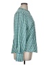 Carolina Belle 100% Polyester Houndstooth Green Long Sleeve Blouse Size XL - photo 4