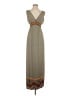 Studio M Print Brown Casual Dress Size S - photo 1