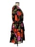 Express 100% Polyester Floral Black Cocktail Dress Size L - photo 4