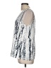 Cooper & Ella 100% Polyester Silver Sleeveless Blouse Size M - photo 5