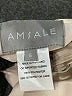 Amsale 100% Polyester Metallic Silver Gold Cocktail Dress Size 6 - photo 6