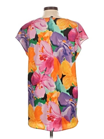 Lauren by Ralph Lauren Short Sleeve Blouse (view 2)