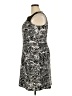 Unbranded Graphic Silver Black Cocktail Dress Size XXL (estimated) - photo 5