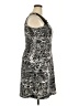 Unbranded Graphic Silver Black Cocktail Dress Size XXL (estimated) - photo 4