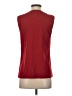 Calvin Klein 100% Polyester Red Sleeveless Blouse Size XS - photo 2
