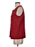 Calvin Klein 100% Polyester Red Sleeveless Blouse Size XS - photo 5