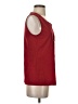 Calvin Klein 100% Polyester Red Sleeveless Blouse Size XS - photo 4