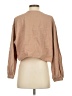 Shein 100% Cotton Tan 3/4 Sleeve Blouse Size 4 - photo 2