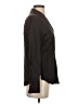 Hinson Wu Solid Brown Black Long Sleeve Blouse Size 2 - photo 4