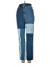 Hollister Color Block Blue Jeans Size 00R - photo 1
