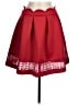 Blue Rain Hearts Red Formal Skirt Size M - photo 1