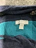 T by Talbots Color Block Teal Pullover Sweater Size XL - photo 7