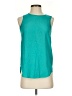 MICHAEL Michael Kors 100% Polyester Teal Sleeveless T-Shirt Size XS - photo 1