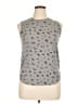 Modern Lux Gray Sleeveless T-Shirt Size XL - photo 1