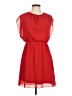 The Limited 100% Polyester Solid Red Casual Dress Size M - photo 1