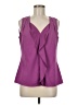 Tahari 100% Polyester Purple Sleeveless Blouse Size M - photo 1