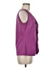 Tahari 100% Polyester Purple Sleeveless Blouse Size M - photo 4