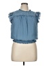 1.State 100% Polyester Blue Sleeveless Blouse Size XL - photo 1