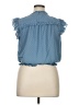 1.State 100% Polyester Blue Sleeveless Blouse Size XL - photo 2