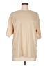 Shein 100% Polyester Solid Tan Short Sleeve T-Shirt Size M - photo 1