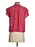 Caballero 100% Viscose Red Short Sleeve Blouse Size S - photo 2