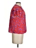 Caballero 100% Viscose Red Short Sleeve Blouse Size S - photo 4