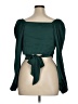 Shein Curve Green 3/4 Sleeve Blouse Size 12 Plus (0) - photo 2