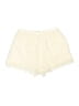 LC Lauren Conrad 100% Polyester Solid Ivory Shorts Size S - photo 2