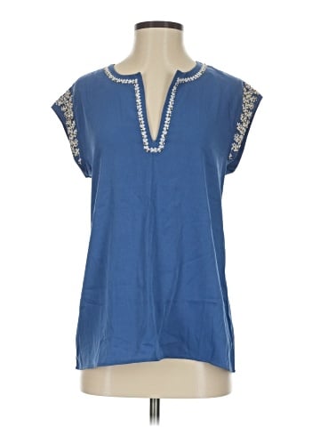 Beyond Vintage Short Sleeve Blouse (view 1)