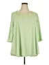 Roaman's Green 3/4 Sleeve Blouse Size 18 (L) - photo 1