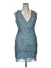 Lulus 100% Polyester Blue Cocktail Dress Size XL - photo 1